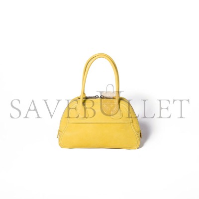 MIU MIU VIVANT NAPPA SOFT LEATHER HANDBAG 5BB200 (28*17*9.5cm)